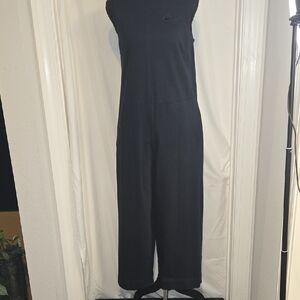 Nike Black Sleeveless Wide-Leg Jumpsuit